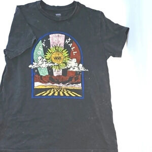 Vans off the wall world tour tee shirt